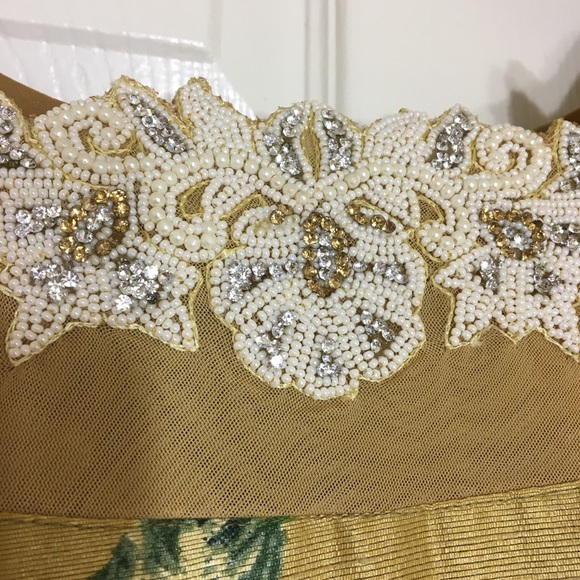 Indian anarkali suit with hand embroidery - Picture 3 of 4